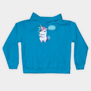 Grumpy Unicorn Kids Hoodie